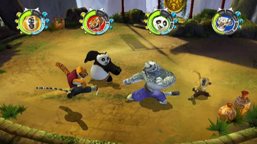 Kung Fu Panda: Legendary Warriors box art for Wii